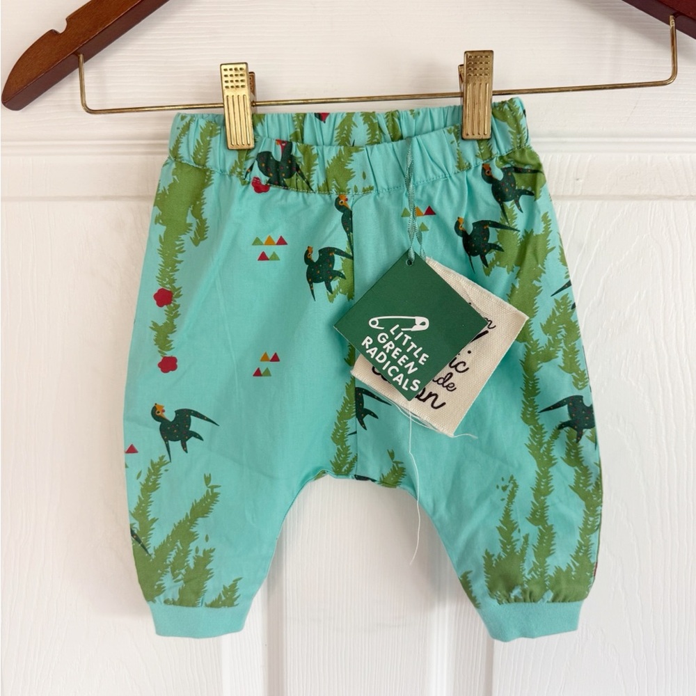 NWT Little Green Radicals | Under The Willows Jelly Bean Joggers | Age 0-3M
